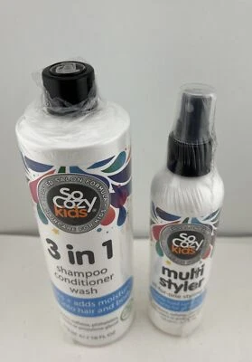 So Cozy Kids Champú Acondicionador Lavado 3 en 1 16oz y Multi Styler 8oz *LEER MÁS* Foto 1 de 4