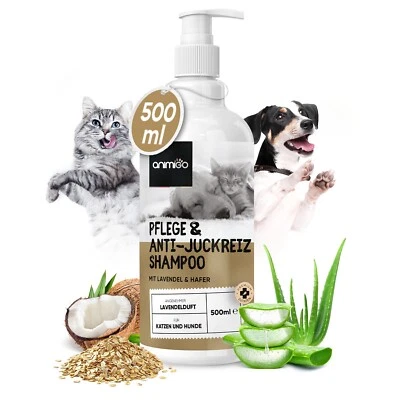 ANIMIGO Pflegeshampoo für Hund & Katze - 500ml - Haut- & Fellpfelege - Lang- & Kurzhaar