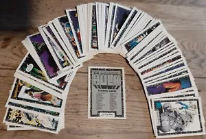 Juego completo de tarjetas coleccionables 1991 de The Incredible Hulk 1-90 imágenes de cómics - Imagen 1 de 3
