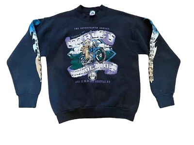 Harley Davidson Rendezvous 1995 motocicleta - sudadera cuello redondo mediana vintage Foto 1 de 4
