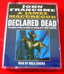 John Francome & James MacGregor Declared Dead 2-Tape Audio Rula Lenska Thriller - Bild 1 von 2