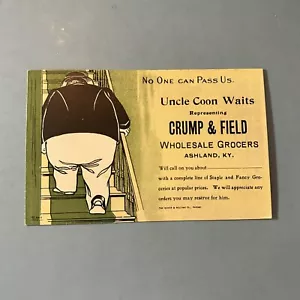 Postal de colección Crump And Field Wholesale Grocers Ashland KY - Imagen 1 de 2