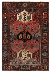 Bakhtiar Tissé à la Main Tapis de Perse 187x131 cm-Nomadic,Orient,Tapis,,Braun - Picture 1 of 13