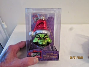 Kurt Adler HOW THE GRINCH STOLE CHRISTMAS Ornament-Standing,Arms Crossed w/ Box - Picture 1 of 3