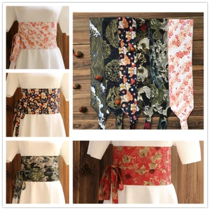 Japanese Obi Belt Vintage Wide Corset Floral Yukata Sash Tie Waistband Retro - Picture 1 of 22
