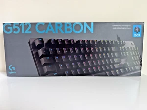Logitech G512 Carbon RGB Mechanical Wired Keyboard GX Blue Clicky - Picture 1 of 4