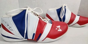 Vintage Starbury by Stephon Marbury Basketball Sneakers Size 14  Red White NEW - Picture 1 of 10
