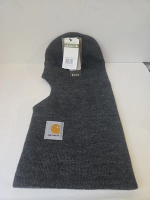 Carhartt NUEVO CON ETIQUETAS Máscara facial completa tejida aislante gris/naranja/amarillo esquí pasamontañas Foto 1 de 4