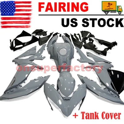 Injection For Kawasaki Ninja 650 EX650 2017-2019 Nardo Gray Fairing Kit Bodywork Foto 1 de 4