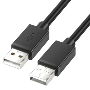 USB 2.0 A to A Cable Male to Male Lead 24AWG Copper High-Speed 50cm 1m 2m 3m 5m - Picture 1 of 52
