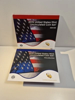 2015 P & D US Mint Set Uncirculated 28 Coins OGP Original Mint Packaging - Image 1 of 4