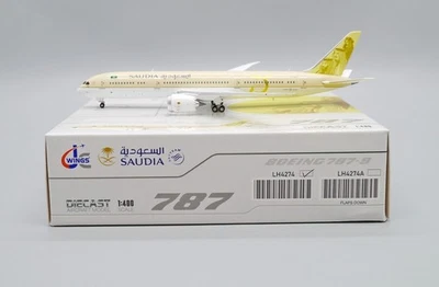 JC WINGS SAUDI ARABIAN AIRLINES BOEING B787-9 1:400 LH4SVA274 EN STOCK Foto 1 de 3