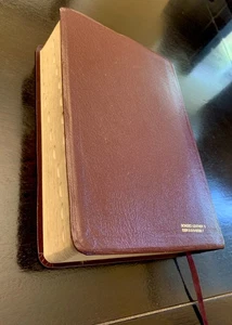NIV Study Bible 10th Anniversary WORD of CHRIST in RED Letter Indexed 1995 - Picture 1 of 19