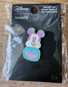 Disney Loungefly Mickey Mouse Halloween Pastel Pumpkin Enamel Pin - Picture 1 of 2