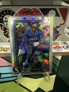 Ryan Bliss 2025 Topps Chrome Refractor #251 RC Rookie Seattle Mariners - Picture 1 of 2
