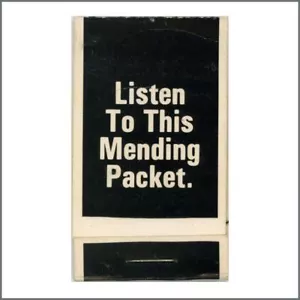 John Lennon Walls And Bridges Apple Records 1974 Promotional Mending Packet (UK) - Picture 1 of 3