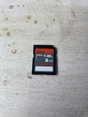SanDisk Ultra 8GB SD Card - Memory Card for Digital Camera etc - Image 1 of 3