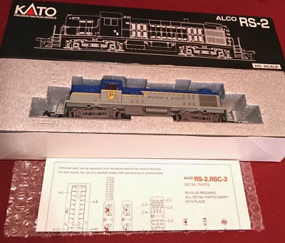 Kato HO Scale Diesel Locomotive 37-2203 Delaware & Hudson Alco RS-2 New Open Box - Image 1 of 4