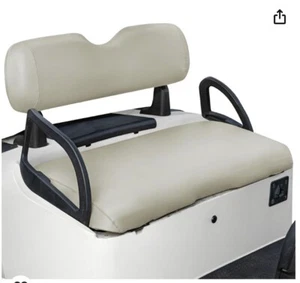 NOKINS Oyster Grey Front Seat Covers EZGO Club Car Yamaha Vinyl Waterproof - Picture 1 of 10