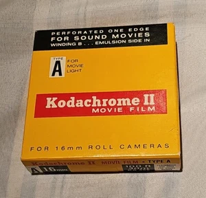 KODACHROME II Type A Movie Film Double 8mm 25ft Roll Expired 9/74 Sealedl - Picture 1 of 6