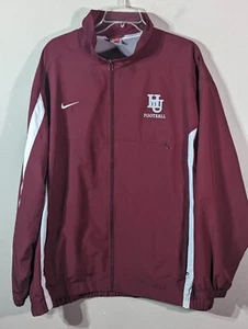 Y2K Nike Gray Tag Howard University HBCU Maroon Track Warm Up Jacket Warm Gr. XL - Bild 1 von 4