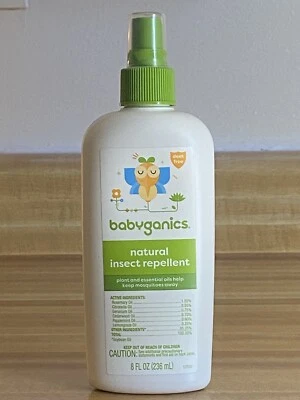 Babyganics натуральный насекомых репеллент Deet бесплатно 8 унций совершенно новый - Изображение 1 из 3
