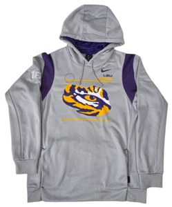 Nike Dri-Fit Men's LSU Tigers Pullover Hoodie Size: Large - Picture 1 of 10
