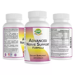 Advanced Nerve Support Formula for Neuropathy and Nerve Pain Relief - Picture 1 of 6