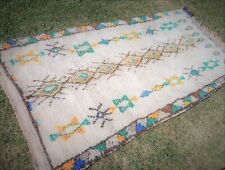 Hand Woven Moroccan Rug 100cm x 185cm beni ourain azilal  Berber Rugs ref.m40