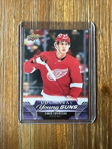 2023-24 UPPER DECK SERIES 1 YOUNG GUNS UD CANVAS #C113 RED WINGS SIMON EDVINSSON