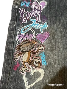 I Love Bobby Jack Girl's Size 10 Jean, Preowned. Great Shape Cute Graphics - Picture 1 of 11