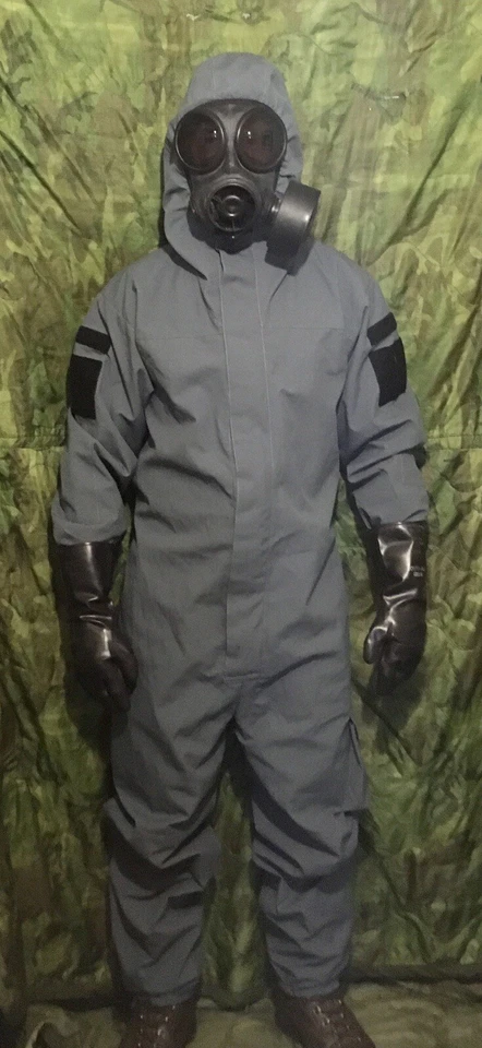 Remploy Swift Responder 3 Suit Coverall Grey Waterproof Training Riot CBRN NBC - Image 1 of 4