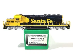 Overland OMI AT&SF SD40-2 Atchison Topeka Santa Fe #5109 HO Brass Model #6662.1 - Picture 1 of 14