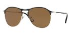 Persol Men Sunglasses PO7649S 107057 Black/Brown Lens