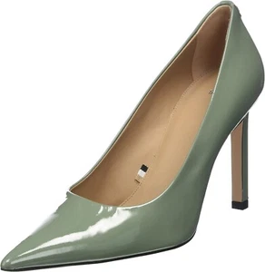 BOSS Stiletto Pumps Glossy Leather Dress Shoe - Made in Italy - Size 10.5 / 41.5 - Picture 1 of 14