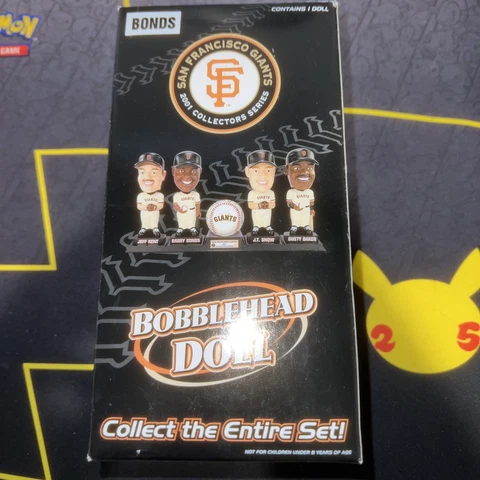 2001 MLB SF Giants Collectors Series Bobblehead New Seales Barry Bonds Cover