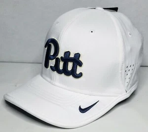 Pitt Panthers - Nike Dri-Fit Classic99 - Strapback Hat Cap - Golf Hat - White - Picture 1 of 6
