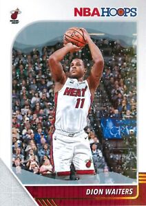 Dion Waiters 2019-20 NBA Hoops Holiday Winter Snowflakes Card #99 Miami Heat