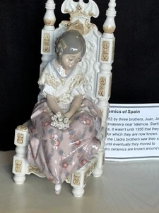 Lladro"Second Thoughts" #1397 Pepeta Cansadita(Tired Valencian Girl) Retired - Picture 1 of 13