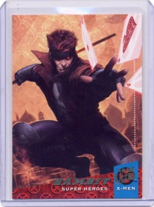 2013 Marvel Fleer Retro 1994 Ultra X-Men Insert Card #12 Gambit - Bild 1 von 2