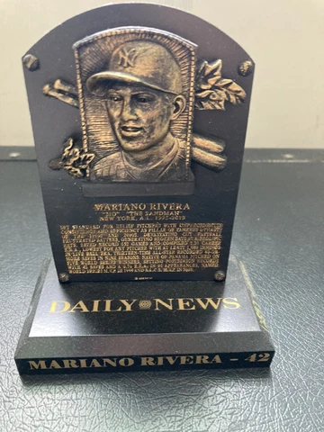 NY Yankees Mariano Rivera HOF Replica Plaque 8-17-2019 Limited Edition SGA Cover