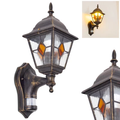 Terrassen Haus Tür Einfahrt Balkon Lampen Bewegungsmelder Außen Wand Leuchten - Bild 1 von 4