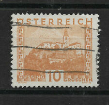 Österreich 1929 10 Groschen Landschaftsbilder Plattenfehler 498 I gestempelt