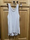 Gap Brand Luxe Women's Silky Tank White Small Stretchy
