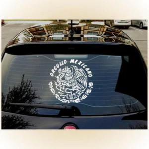 Orgullo Mexicano Proud Mexican Mexico Pride Eagle LARGE 13" Decal Sticker Grafix - Picture 1 of 1