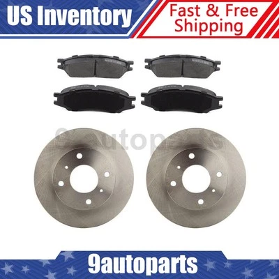 Rotores de freno de disco delanteros + pastillas de freno cerámicas para Scala Renault 2011 2012 2013 Foto 1 de 4