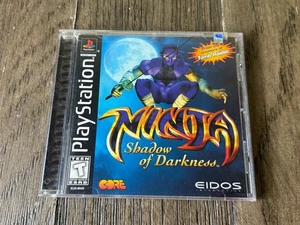 Ninja Shadow of Darkness Playstation 1 PS1 Black Label Komplett CIB Getestet Sauber - Bild 1 von 7