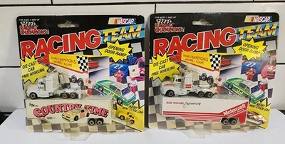 Pair of 2 1991 Nascar Racing Champions Racing Team  HO Scale semi trucks - Image 1 of 4