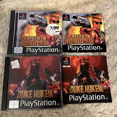 2 Duke Nukem & time to kill Sony PlayStation 1 Complete with Manual PAL - Image 1 of 2
