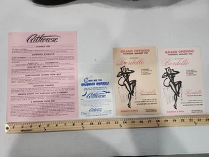 Lot Cathouse & Bordello LA Music Club Flyers Riki Rachtman Headbangers Ball - Bild 1 von 3